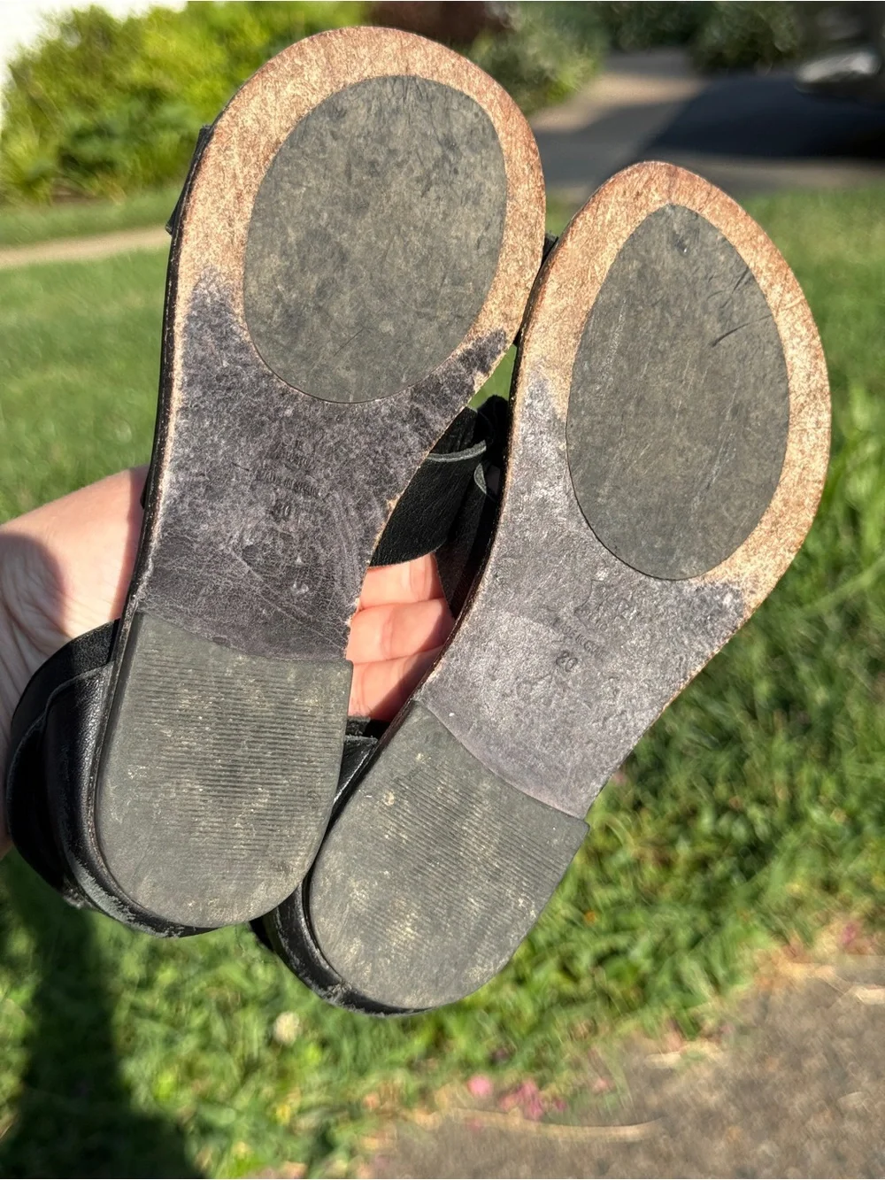 Bonpoint Paris Black Leather Ankle Strap Sandals EU 29 Kids US 11.5–12